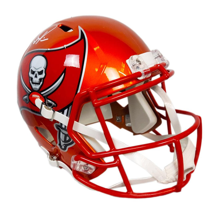 Simeon Rice Signed Tampa Bay Buccaneers Flash Speed Full-Size Replica Football Helmet (Beckett) - RSA