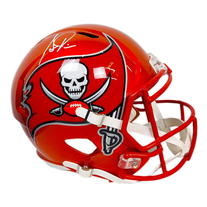 Simeon Rice Signed Tampa Bay Buccaneers Flash Speed Full-Size Replica Football Helmet (Beckett) - RSA