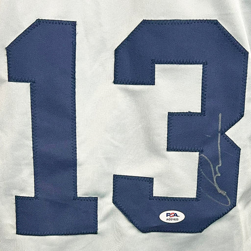 Alex Rodriguez Signed New York Grey Baseball Jersey (PSA)