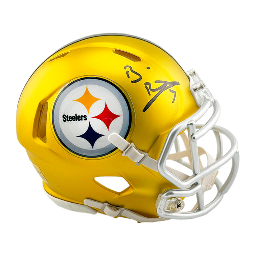 Ben Roethlisberger Signed Pittsburgh Steelers Blaze Mini Football Helmet (Fanatics)