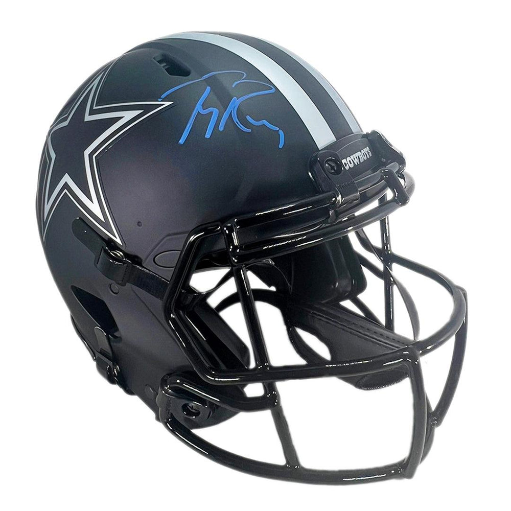 Tony Romo Autographed Dallas Cowboys Eclipse Authentic Speed Helmet Beckett