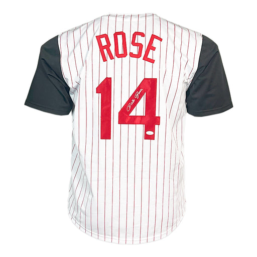 Beautiful Pete Rose autographed Cincinnati Reds newest stat jersey