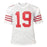 Deebo Samuel Signed San Francisco White Football Jersey (JSA)