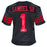 Deebo Samuel Signed San Francisco Black Football Jersey (Beckett)