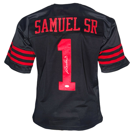 Deebo Samuel Signed San Francisco Black Football Jersey (Beckett)