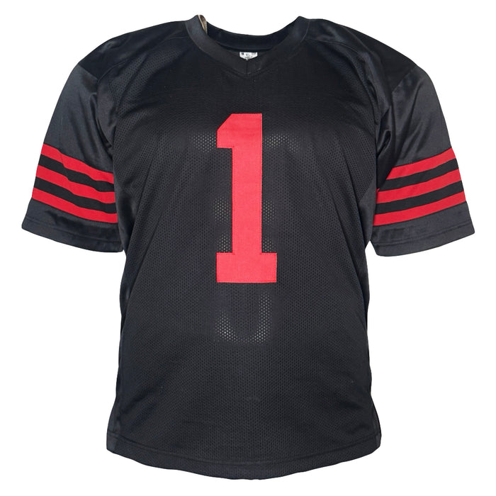 Deebo Samuel Signed San Francisco Black Football Jersey (Beckett)