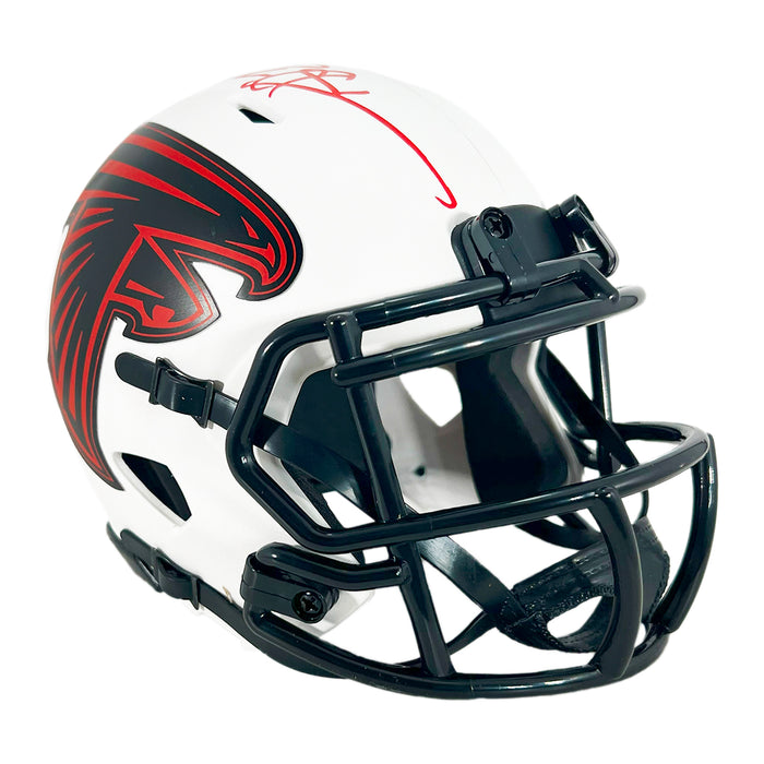 Deion Sanders Signed Atlanta Falcons Lunar Eclipse Mini Football Helmet (Beckett)