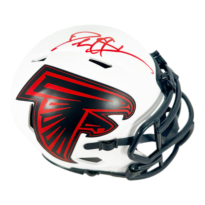 Deion Sanders Signed Atlanta Falcons Lunar Eclipse Mini Football Helmet (Beckett)