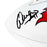 Warren Sapp Signed HOF 13 Inscription Tampa Bay Buccaneers Official NFL Team Logo Football (Beckett)