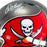 Warren Sapp Signed HOF 13 Inscription Tampa bay Buccaneers Speed Full-Size Replica Football Helmet (BECKETT )