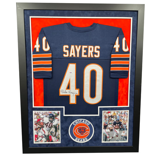 Brian Urlacher Authentic Signed Pro Style Framed Jersey Autographed JS