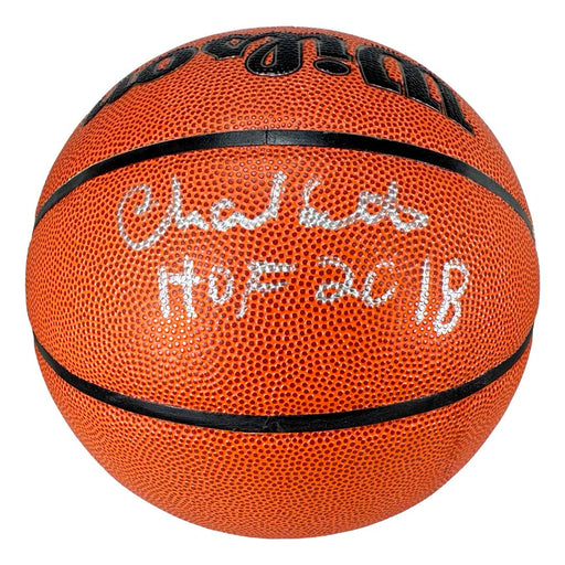 Charlie Scott Signed HOF 2018 Inscribed NBA Wilson Authentic Series Basketball (Beckett)