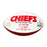 Will Shields Signed Kansas City Chiefs Official NFL Team Logo White Football (JSA) - RSA