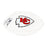 Will Shields Signed Kansas City Chiefs Official NFL Team Logo White Football (JSA) - RSA