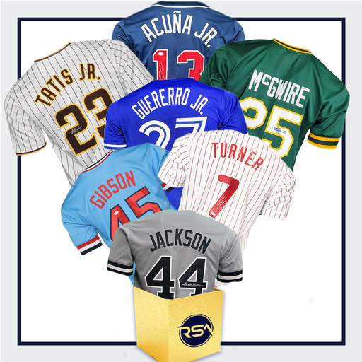 Signed Baseball Jersey Gold Mystery Box