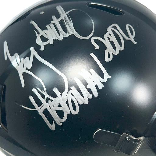 Troy Smith Signed Heisman 2006 Inscription Ohio State Buckeyes Alt Speed Full-Size Replica Football Helmet (JSA)