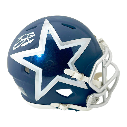 Emmitt Smith Signed Dallas Cowboys AMP Mini Football Helmet (JSA WB631398)