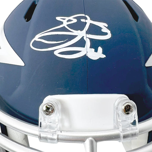 Emmitt Smith Signed Dallas Cowboys AMP Mini Football Helmet (JSA WB631397)