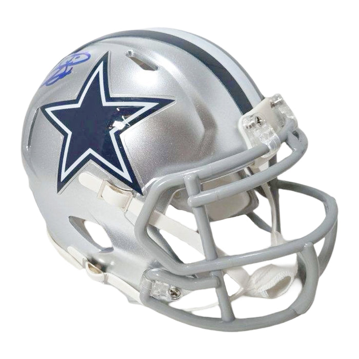 Emmitt Smith Signed Dallas Cowboys Speed Mini Football Helmet (JSA)