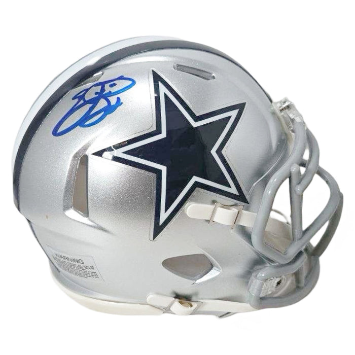 Emmitt Smith Signed Dallas Cowboys Speed Mini Football Helmet (JSA)