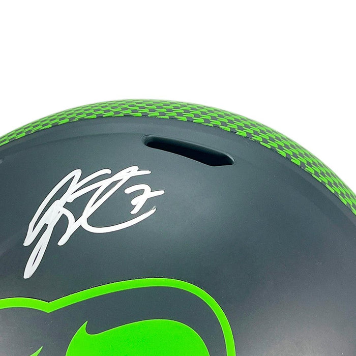 Geno Smith Signed Seahawks Full-Size Eclipse Alternate Helmet (PIA