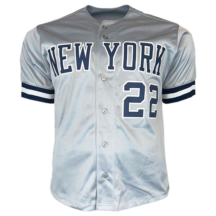 Juan Soto Signed New York Grey Baseball Jersey (JSA)