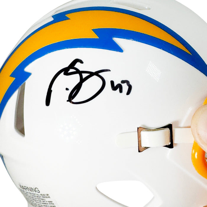 Darren Sproles Signed Los Angeles Chargers Speed Mini Football Helmet (Beckett)