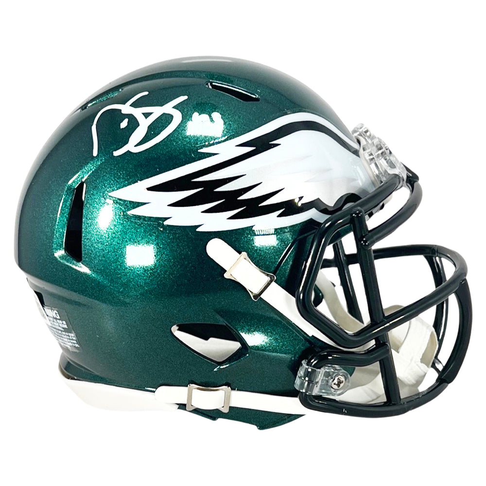 Darren Sproles Signed Philadelphia Eagles Speed Mini Football Helmet (Beckett)