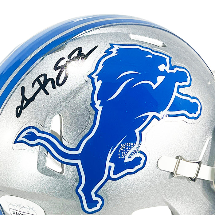 Amon-Ra St. Brown Signed Detroit Lions Speed Mini Football Helmet (JSA)