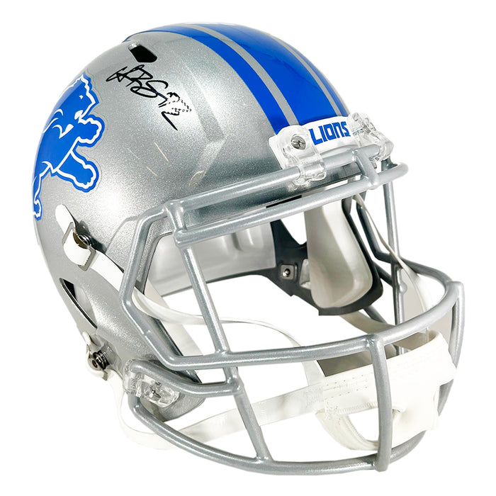 Amon-Ra St. Brown and Jameson Williams Dual Signed Detroit Lions Speed Full-Size Replica Football Helmet (JSA)