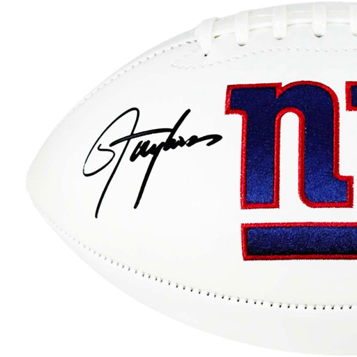 Lawrence Taylor Signed New York Giants Logo Football (Beckett)