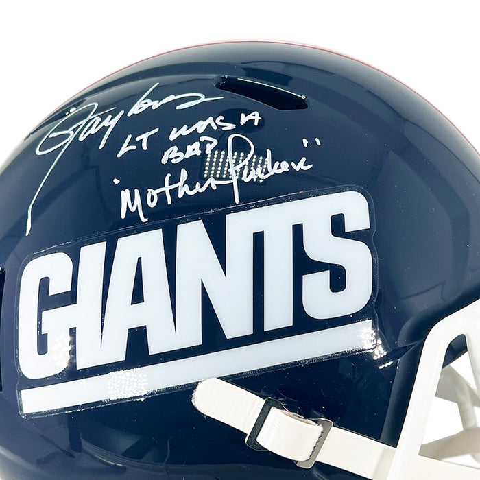 Charitybuzz: Lawrence Taylor Signed Giants Replica Helmet