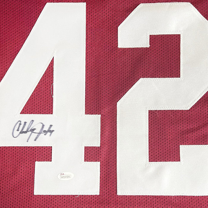 Charley Taylor Signed Washington Red Football Jersey (JSA)