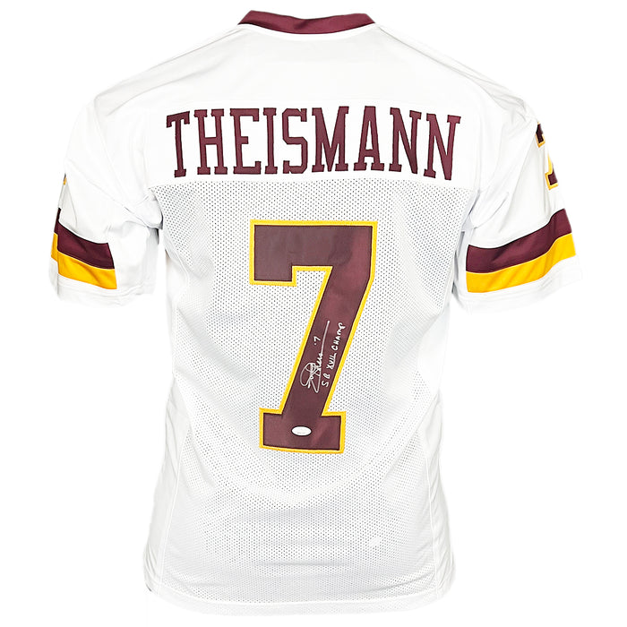 JOE THEISMANN newest SIGNED WASHINGTON REDSKINS JERSEY!!!