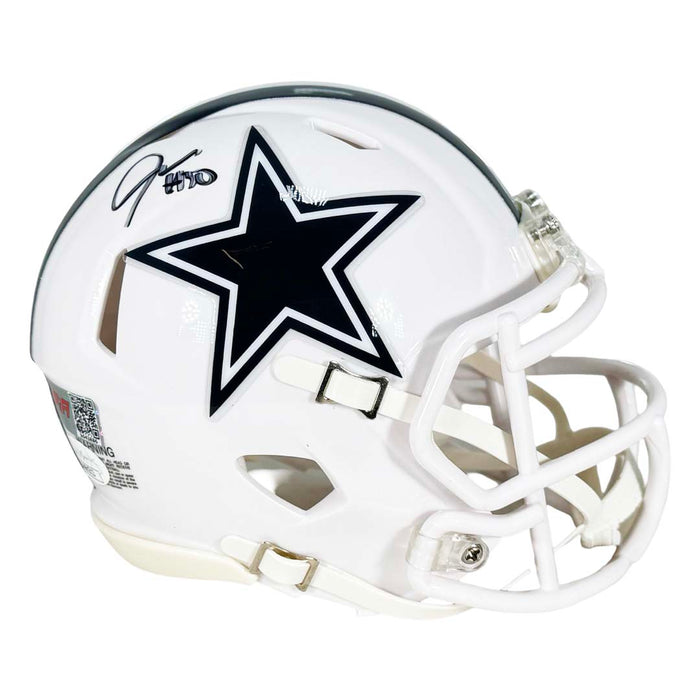 Juanyeh Thomas Signed Dallas Cowboys Alt 2022 Speed Mini Football Helmet (JSA)