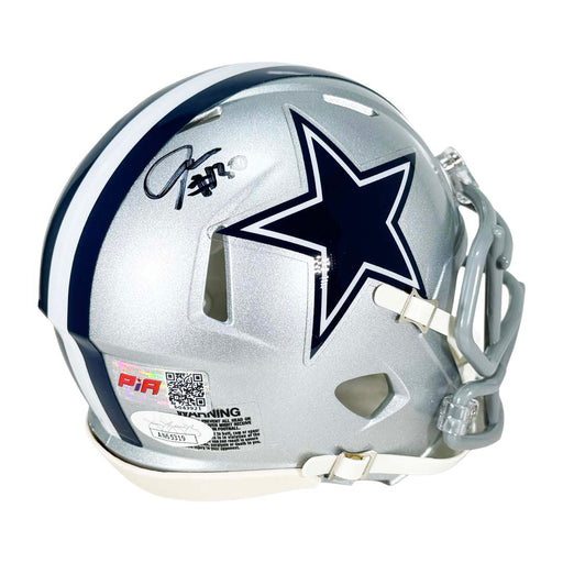 Juanyeh Thomas Signed Dallas Cowboys Speed Mini Football Helmet (JSA)
