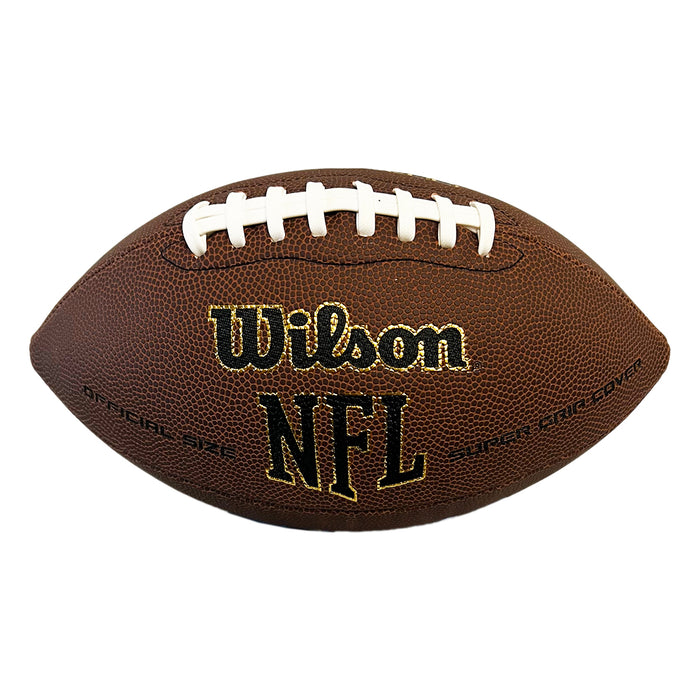 Mike Vanderjagt Signed Wilson Official NFL Replica Football (JSA)