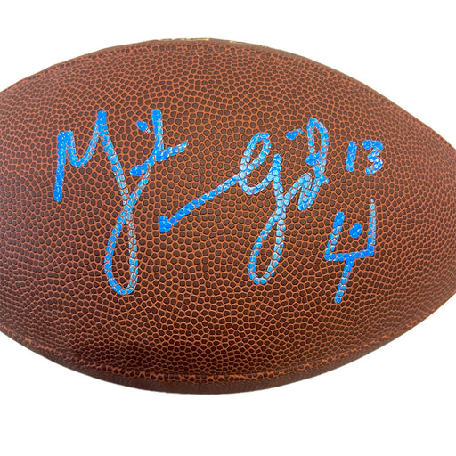 Mike Vanderjagt Signed Wilson Official NFL Replica Football (JSA)