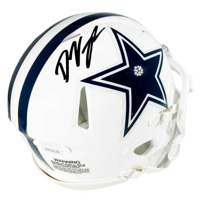 Deuce Vaughn Signed Dallas Cowboys Alt 2022 Speed Mini Football Helmet (JSA)