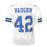 Deuce Vaughn Signed Dallas White Football Jersey (JSA)