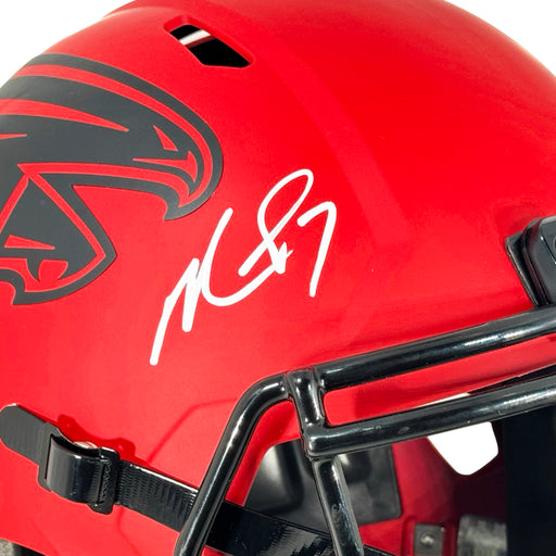 Michael Vick Signed Atlanta Falcons Rave Full-Size Replica Football Helmet (Beckett)