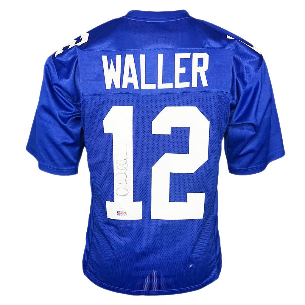 Darren Waller Autographed Pro Style Blue Football Jersey JSA