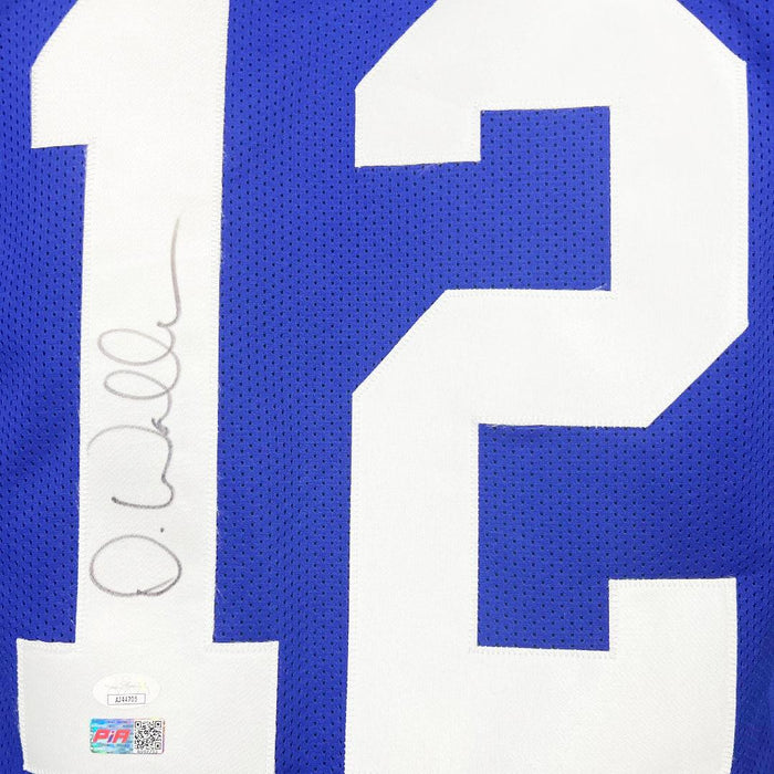 RSA Darren Waller Signed New York Blue Football Jersey (JSA)