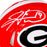 Hines Ward Signed Georgia Bulldogs Speed Mini Football Helmet (Beckett)