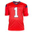 Jimmie Ward Signed Houston Red Football Jersey (Beckett) - RSA