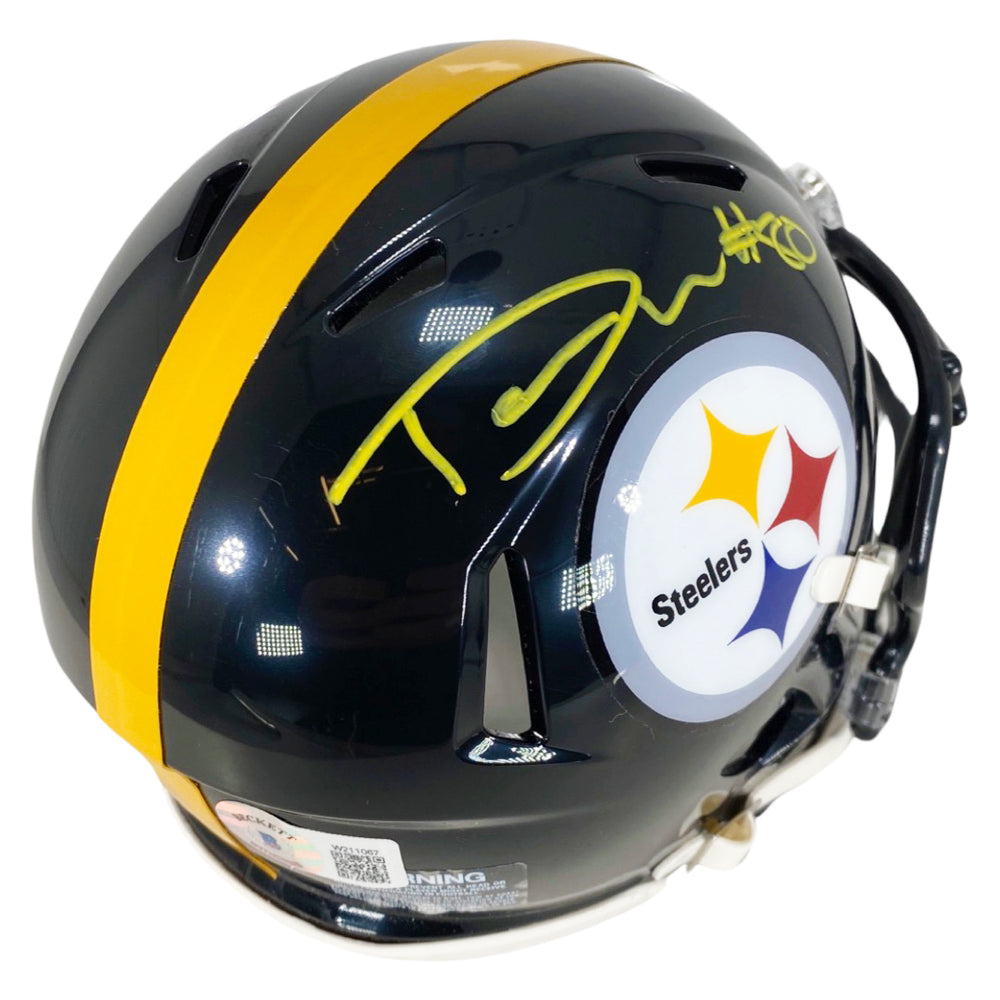 Darnell Washington Signed Pittsburgh Steelers Speed Mini Football Helmet  (Beckett)