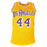 Jerry West Signed Los Angeles Yellow Throwback Basketball Jersey (JSA)