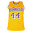 Jerry West Signed Los Angeles Yellow Throwback Stats Basketball Jersey (JSA)