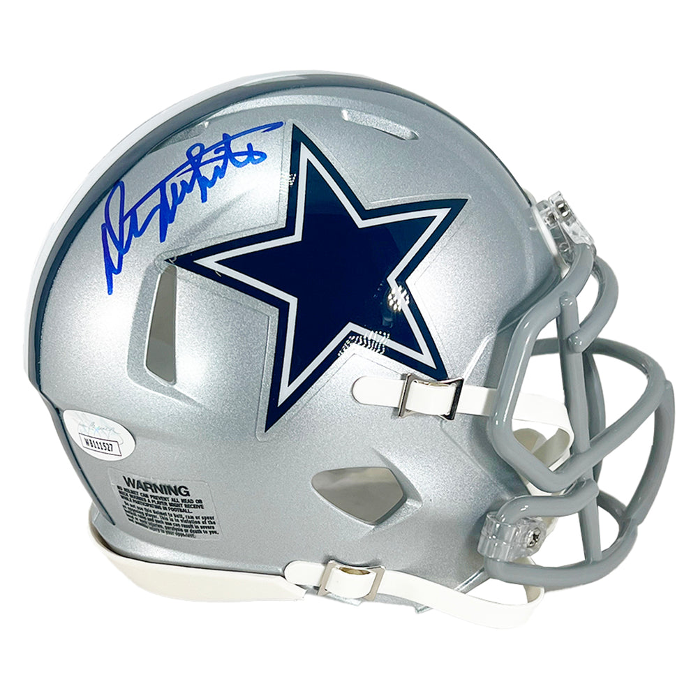 Danny White Signed Dallas Cowboys Speed Mini Football Helmet (JSA)