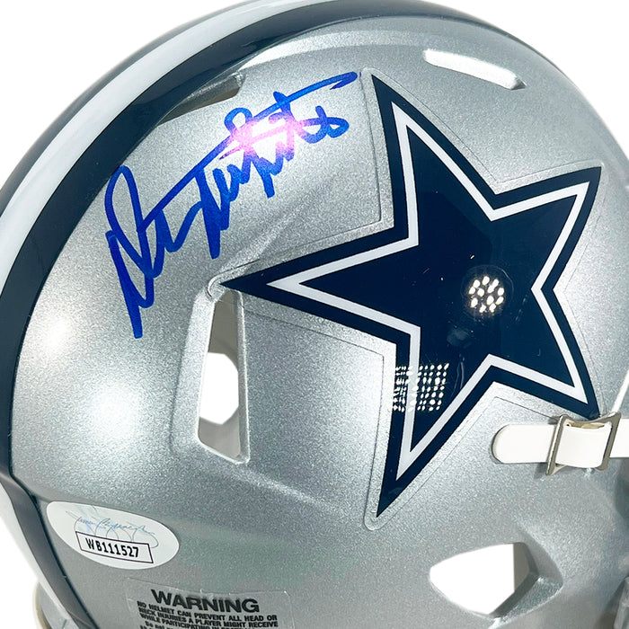 Danny White Signed Dallas Cowboys Speed Mini Football Helmet (JSA)